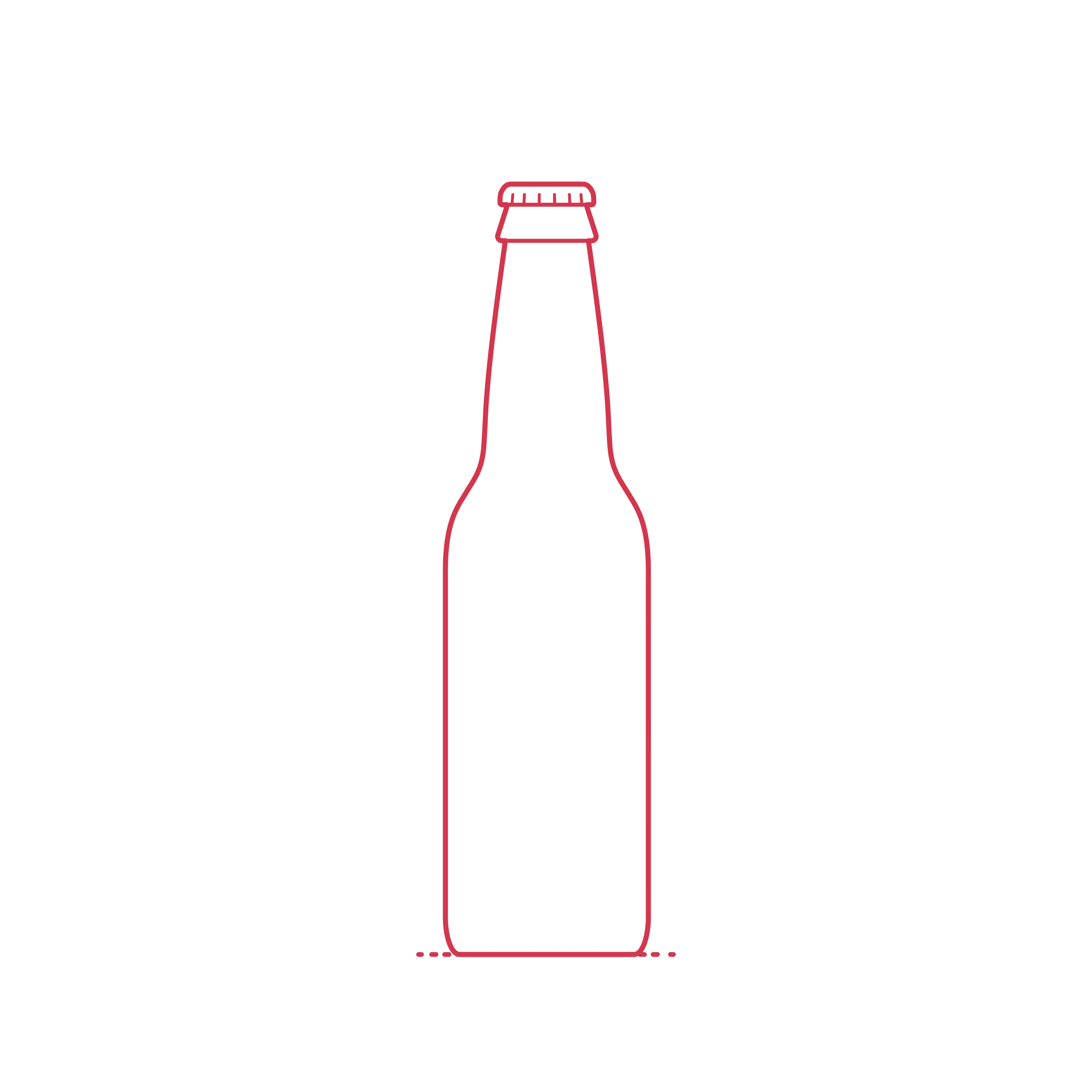 Objects Beverage Containers Beer Bottle 12Oz Long Neck Silhouette Cutting Svg Files Free Vectors